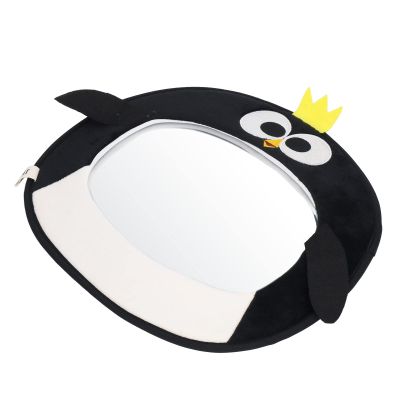Aqur2020 Baby Car Mirror for Rear Facing Infant, Wide Angle Convex Mirror, Acrylic Material, Cute Cartoon Design, Universal Fit for SUV, MPV, Truck, Van
