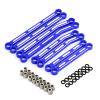 RC Models Parts For Traxxas For TRX4M For Bronco For Defender For 1/18 RC Crawler Car Model Upgrade Parts Metal Alloy Linkage Tie Link Rod Kit Heightened(Blue) view 2