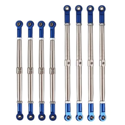 RC Car Parts Compatible with Traxxas for Summit for Revo for E-Revo 1/10 RC Car Upgrade Parts 8pcs Metal Push Rod Pushrod Link Rod Links 5319X 5338R