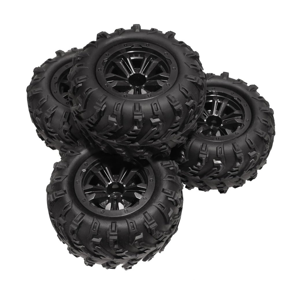 RC Car Replacement For MJX For Hyper Go 14209 14210 1/14 16207 16208 16209 16210 H16 1/16 For JJRC Q130 Q146 Q132 Q117 4PCS Large Foot Tire RC Car Parts
