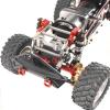 RC Car Replacement For MJX For HYPER GO H12Y H12Y+ 1/12 Aluminum Alloy Front Bumper With Electric Winch RC Car Upgrade Parts And Accessories(Black) view 3