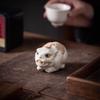 JITUIHOM Kung Fu Tea Set Home Tea Table Lucky Pet Ornaments Revolving Play Decorations(A) view 4