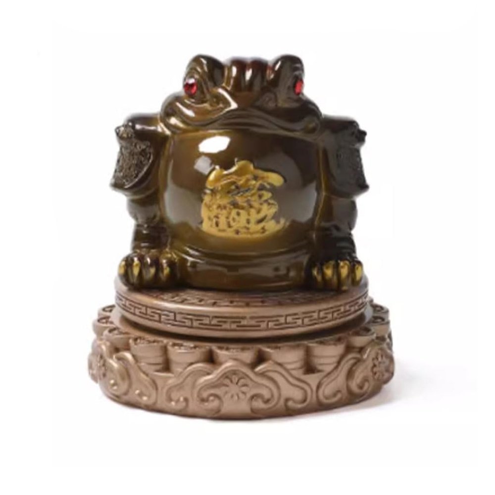 JITUIHOM Kung Fu Tea Set Household Tea Table Can Grow Color-Changing Play Ornaments Rotate to Attract Wealth Accessories