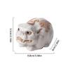 JITUIHOM Kung Fu Tea Set Home Tea Table Lucky Pet Ornaments Revolving Play Decorations(B) view 2