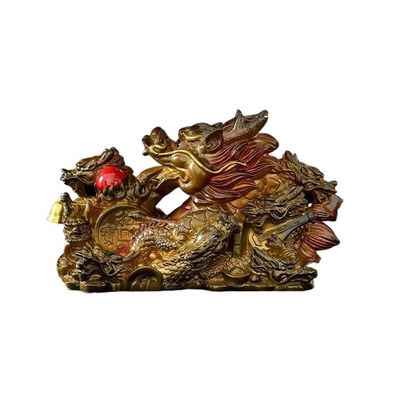 JITUIHOM Kung Fu Tea Set Household Color-Changing Jinlong Tea Pet Table Play Ornaments Accessories