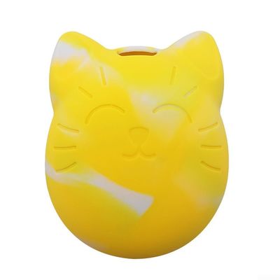 Deskbloom Silicone Cover Case For Tamagotchi Digital Pet For 4U/4u+/PS/Mix/Meets/IDL/ID Series, Soft Impact-Resistant Material With Attachment Chain(Yellow)