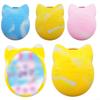 Deskbloom Silicone Cover Case For Tamagotchi Digital Pet For 4U/4u+/PS/Mix/Meets/IDL/ID Series, Soft Impact-Resistant Material With Attachment Chain(Yellow) view 4
