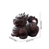JITUIHOM Kung Fu Tea Set Creative Wealth-Bringing Beast Tea Pet Ornaments Table Play Kung Fu view 2