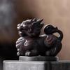 JITUIHOM Kung Fu Tea Set Creative Wealth-Bringing Beast Tea Pet Ornaments Table Play Kung Fu view 3