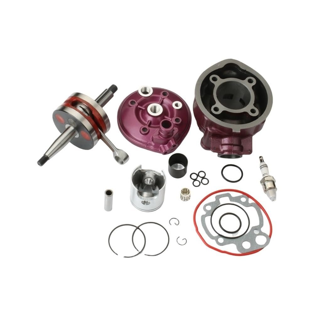 Motorcycle 90cc Big Bore Cylinder Kit & Racing Crankshaft Fit For 50 50cc LC 2T AM6