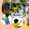 CoudarTitie 1/64 Miniature Figure Painted Human Figure Model Mini People Figurine for Architectural, Two Boys Playing view 2
