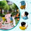 CoudarTitie 1/64 Miniature Figure Painted Human Figure Model Mini People Figurine for Architectural, Two Boys Playing view 4