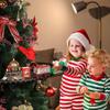 Christmas Train Set with Luxury Track & Glowing Sounds and Lights,Kids Train for Christmas Tree,Electric Xmas Trains Set for Around The Tree Trains Toys for Xmas Home Decoration view 4