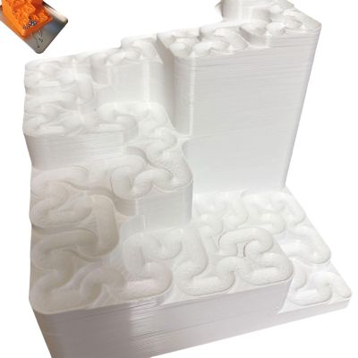 3D Printed Hilbert Curve Marble RunEndless Looping Fractal Maze, Kinetic Sculpture for Focus & Mindful Relaxation, Modern Tech-Art DecorEquipped with Steel Balls(White)