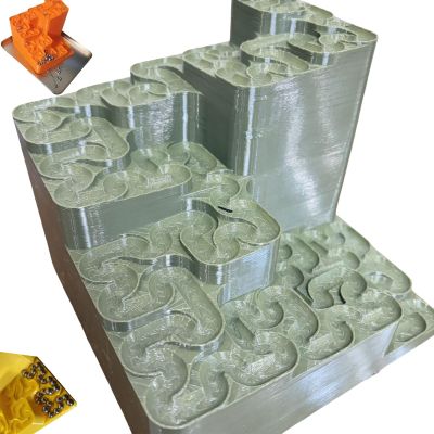 3D Printed Hilbert Curve Marble RunEndless Looping Fractal Maze, Kinetic Sculpture for Focus & Mindful Relaxation, Modern Tech-Art DecorEquipped with Steel Balls(Green)