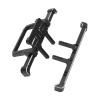 - 4 RC Car Front and Rear Bumpers, Aluminum Alloy RC Crawler Replacement Parts, High Strength Black Bumpers for 1/10 Scale Remote Control Car, with Classic Split De view 4
