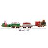 Christmas Electric Train Toy Train Model Hanging Gift Supplies Household for Wedding Birthday Holiday Decoration Christmas Electric Trains for Under The Tree view 2