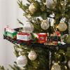 Christmas Electric Train Toy Train Model Hanging Gift Supplies Household for Wedding Birthday Holiday Decoration Christmas Electric Trains for Under The Tree view 3