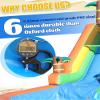 21FT(L) Commercial Water Slide for Adults Kids, 100% PVC Inflatable Adult Water Slide with Blower and Water Tube, Giant Big Blow Up Water Slides for Backyard Outdoor, 21x9x12ft view 3