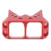 ChuyTrading Aluminum Alloy Steering Servo Guard Armor SOA Cover, RC Servo Protective Cover, CNC Machined Anodized Surface for 1/10 RC Crawler Cheeter Rig Rock Bouncer Roll Cage Capra RR10 Wrai (Red) view 3