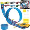 Flex Track, Portable Flexible Race Tracks for Kids Travel & Indoor view 1