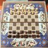 19.7" Handmade Backgammon Chess Set  Traditional Persian Khatam | Luxury Wooden Inlaid Game Board | Gift for Him, Dad, Xmas view 1