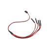 4 LEDs RC Light Kit, 5-9V Simulation RC Car LED Light Part, White and Red Scale Model Car LED Lights Kit with 13.6in Lines for 1/24, 1/18 Scale Model Remote Control Cars view 1
