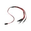 4 LEDs RC Light Kit, 5-9V Simulation RC Car LED Light Part, White and Red Scale Model Car LED Lights Kit with 13.6in Lines for 1/24, 1/18 Scale Model Remote Control Cars view 3