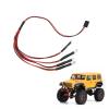 4 LEDs RC Light Kit, 5-9V Simulation RC Car LED Light Part, White and Red Scale Model Car LED Lights Kit with 13.6in Lines for 1/24, 1/18 Scale Model Remote Control Cars view 4