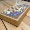 19.7" Handmade Backgammon Chess Set  Traditional Persian Khatam | Luxury Wooden Inlaid Game Board | Gift for Him, Dad, Anniversary view 1