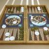 19.7" Handmade Backgammon Chess Set  Traditional Persian Khatam | Luxury Wooden Inlaid Game Board | Gift for Him, Dad, Anniversary view 3