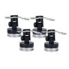 Body Posts Magnet Fixed Mount with Clip 1/10 RC Car for Axial SCX10 for Traxxas TRX4 D90 D110 confident(Black) view 1
