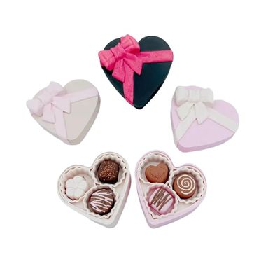 Chocolate Candy Clicker  3D-Printed Fidget & Stress Relief Toy, Cute Candy-Style Clickable Sensory Gadget, Compact Desk & Pocket Clicker (White Box, Silent & Linear)