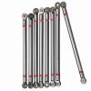 Aumotop RC Car Link Rod Kit, 8Pcs Aluminium Alloy Link Rod Set for SCX10 1/10 Scale 313mm Wheelbase, Ecofriendly Material, Installation Accessories Included (Blue Black) view 1
