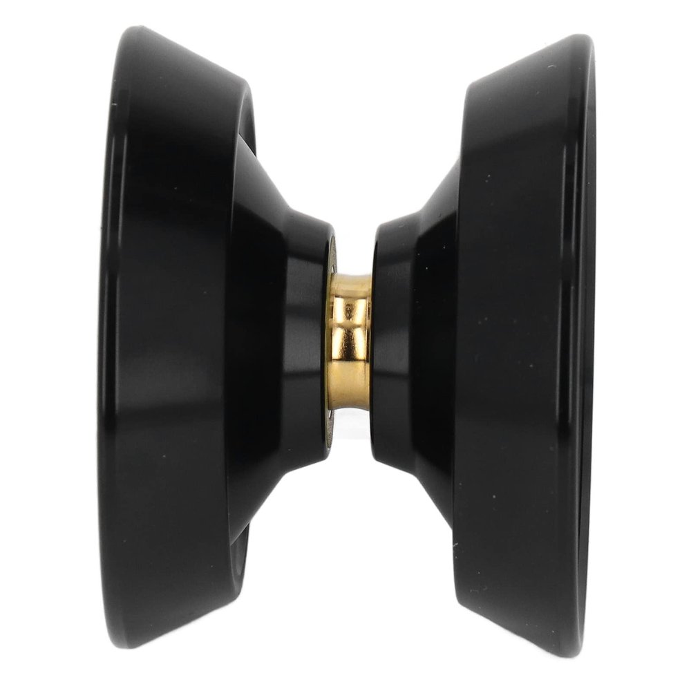Fdit Yoyo Ball Alloy Professional Unresponsive Yoyo Toy for Boys, Stable Rotation, Intermediate Players, Durable Alloy Material (Glossy Black)