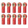10Pcs Metal M3 19MM Aluminum Link Tie Rod End Ball Joint for 1/10 RC Car Crawler for AXIAL SCX10 D90 D110 for Tamiya CC01 Racing confident(Red) view 1