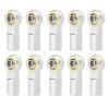 10Pcs Metal M3 19MM Aluminum Link Tie Rod End Ball Joint for 1/10 RC Car Crawler for AXIAL SCX10 D90 D110 for Tamiya CC01 Racing confident(Silver) view 1