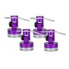 Body Posts Magnet Fixed Mount with Clip 1/10 RC Car for Axial SCX10 for Traxxas TRX4 D90 D110 confident(Purple) view 1