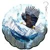 10-Inch Metal Wind Spinner Bald Eagle 3D Bird Wind Spinner, Unique Metal Hanging Kinetic Wind Sculpture Ornament Gifts for Women Yard Art Garden Patio Lawn Indoor Outdoor Decor (1) view 1