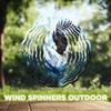 10-Inch Metal Wind Spinner Bald Eagle 3D Bird Wind Spinner, Unique Metal Hanging Kinetic Wind Sculpture Ornament Gifts for Women Yard Art Garden Patio Lawn Indoor Outdoor Decor (1) view 4