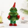 LEIQI Singing Dancing Christmas Plush Toy Intelligent Sensoring Activated Interactive Holiday Decoration with Music Motion view 4