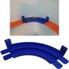 Wall Mounted 2-Lane Turn Track Connector, Compatible with Hot Wheels Tracks, Wall Track Curve Extension  Adult Use Only view 1