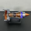 3D Printed Turbofan Engine Model Kit, Simulated Functional Jet Engine That Works, DIY TR900 Aerospace Science Assembly Model, Physics STEM Puzzle for Adults & Teens 16+ (Brass Color) view 3