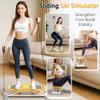 Portable Ski Balance Board with Resistance Bands, LCD Monitor Ski Simulator for Adults, 300 Lbs Capacity, Waist Twister Fitness Equipment for Home Training view 4