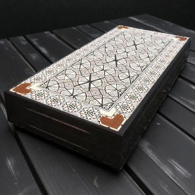 20" Wooden Backgammon Set for Adults | Extra Large Handmade Game Board | Classic Gift for Dad, Husband, Birthday or Anniversary