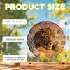 10-Inch Metal Wind Spinner Spotted Leopard Cub 3D Wildlife Wind Spinner, Unique Metal Hanging Kinetic Wind Sculpture Ornament Gifts for Women Yard Art Garden Patio Lawn Indoor Outdoor Decor view 3
