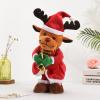 LEIQI Singing Dancing Christmas Plush Toy Intelligent Sensoring Activated Interactive Holiday Decoration with Music Motion view 3