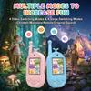 Video Walkie Talkies for Kids, Headband Emoji Function, 3 Voice Changing Switches, Hanging Rope Top-C Charging, Suitable for Children Ove Kids Walkie Talkies 2 Pack view 4