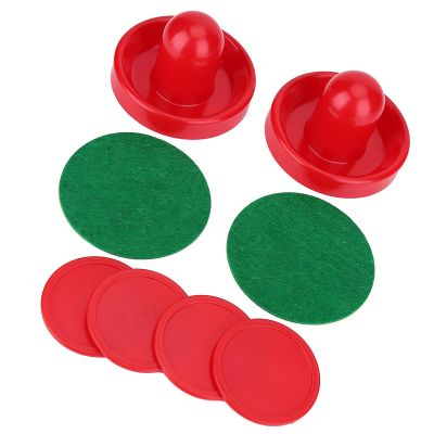 Aumotop Durable Plastic Ice Hockey Pushers Pucks Set Replacement for Tables Game, Classic Accessory for Enthusiasts (M 76mm/2.99in)