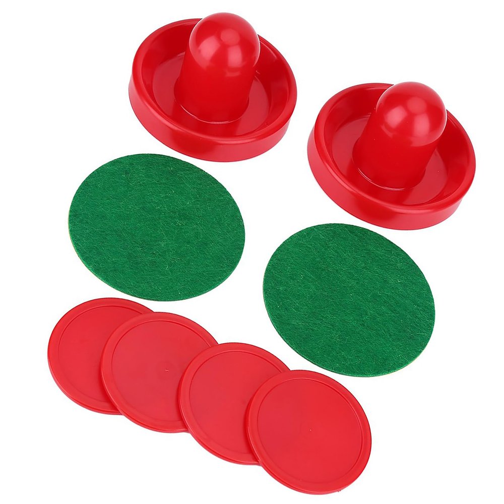 Aumotop Durable Plastic Ice Hockey Pushers Pucks Set Replacement for Tables Game, Classic Accessory for Enthusiasts (M 76mm/2.99in)